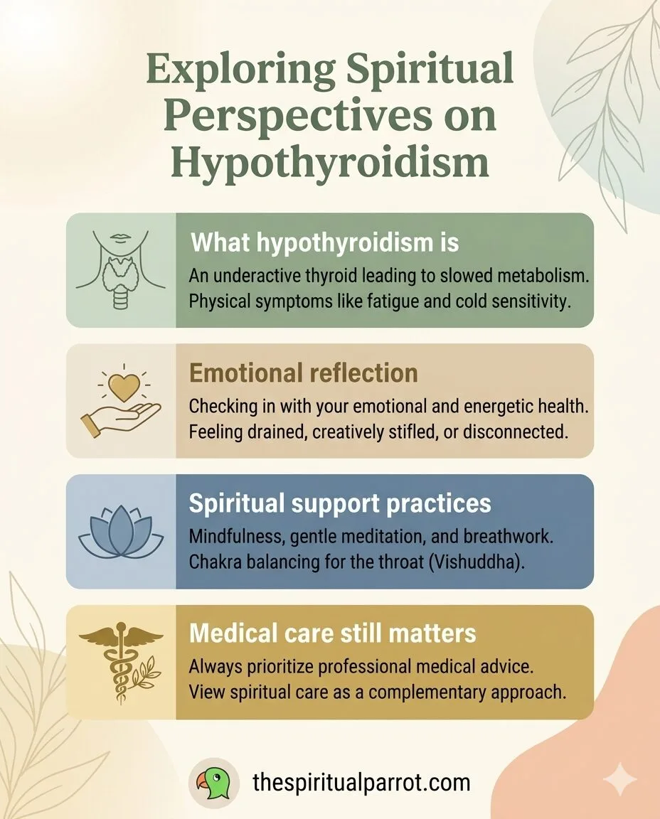 exploring spiritual perspectives on hypothyroidism infographic