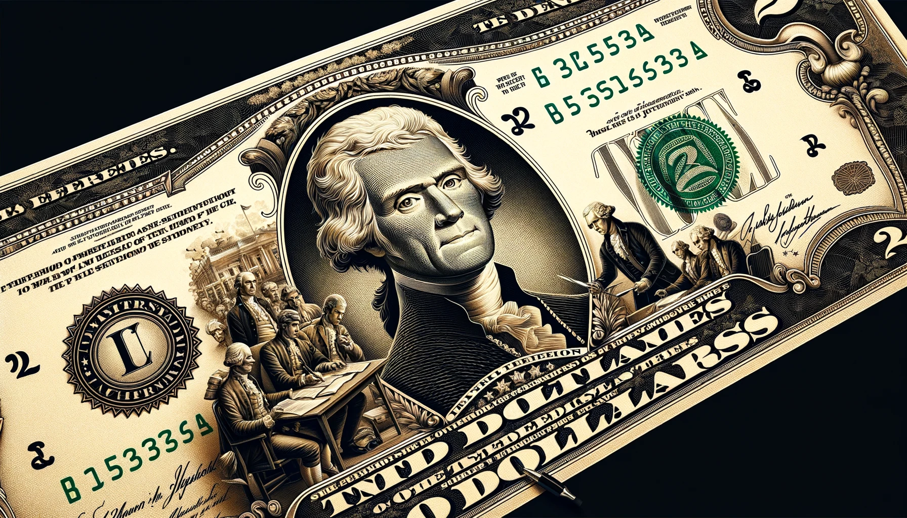 Is Your 2 Dollar Bill Holding Spiritual Meanings? Find Out Now! 2 Symbols of 2 dollar bill