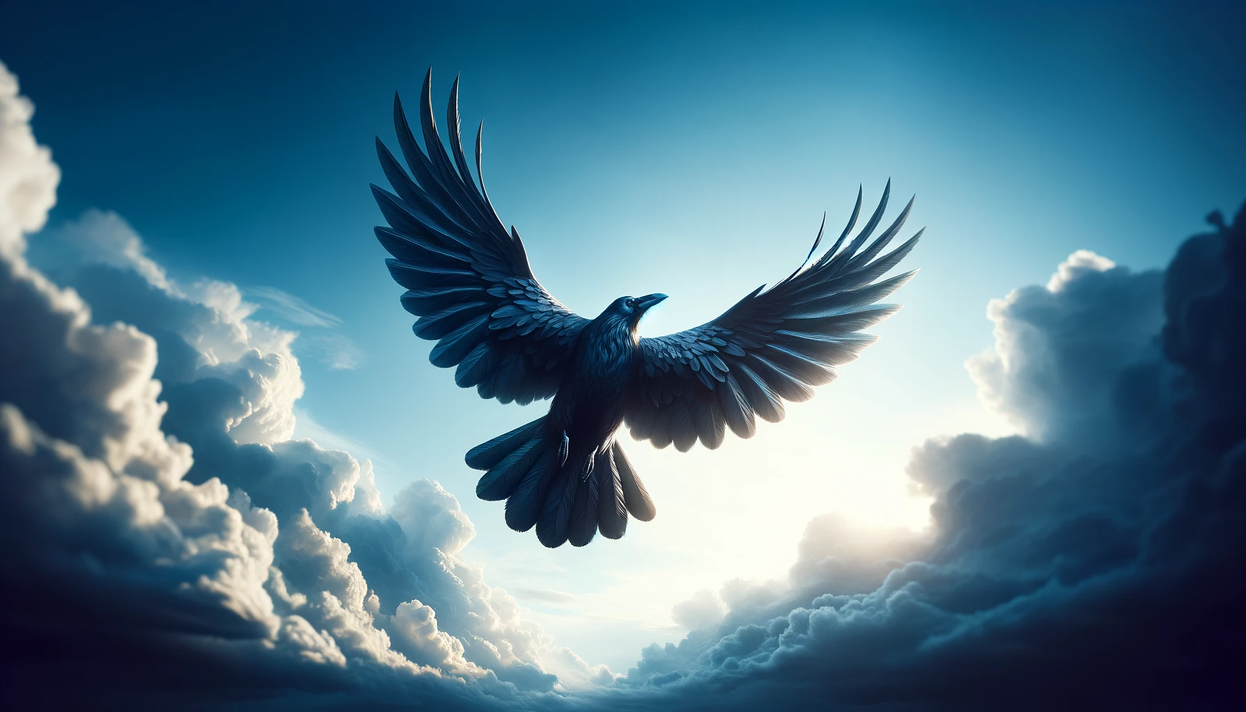 Know The Spiritual Meaning of Blackbirds! 6 Crow in flight embodying freedom and transformation.