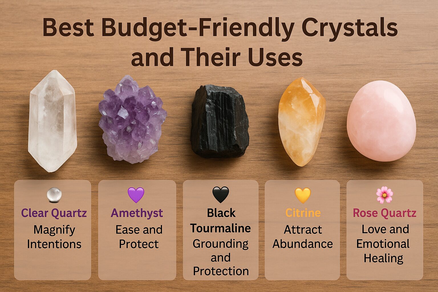 Budget-Friendly Crystals that Actually Work! 6 Budget-Friendly Crystals that Actually Work!