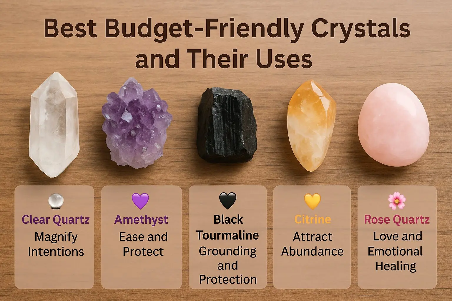 Budget-Friendly Crystals that Actually Work!