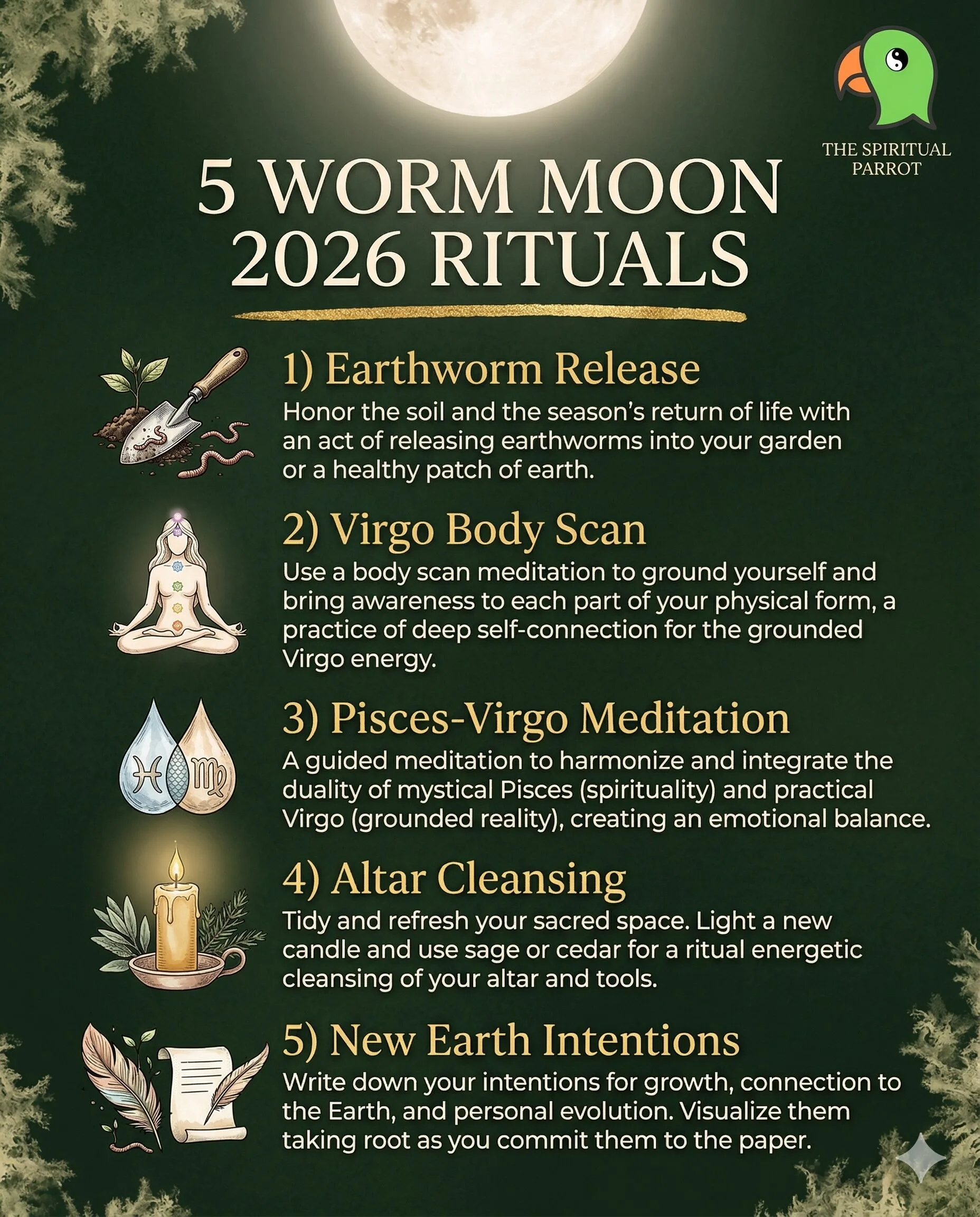5 Worm Moon 2026 Rituals
