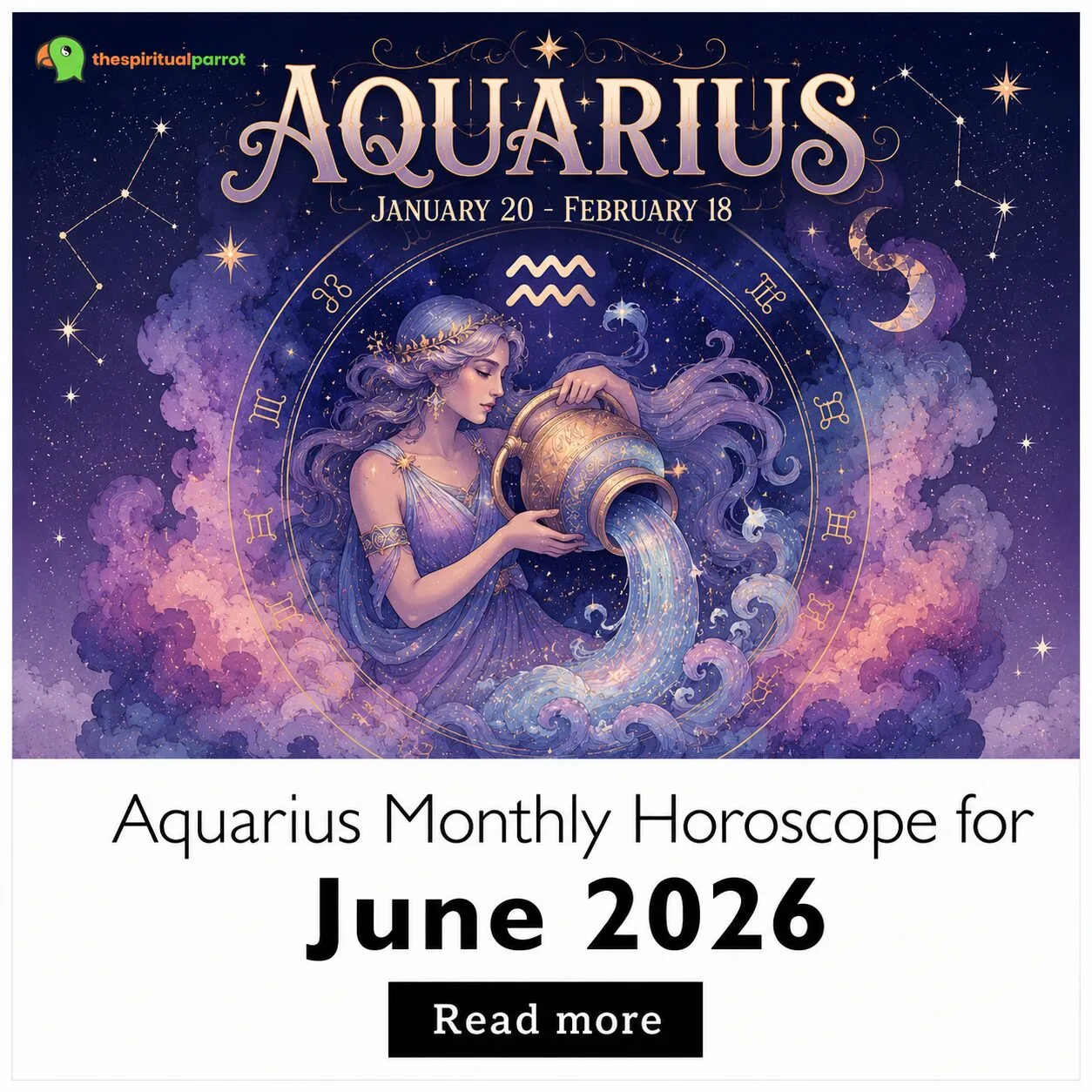 Aquarius Monthly Horoscope for June 2026: Joy returns first, then partnership begins to grow