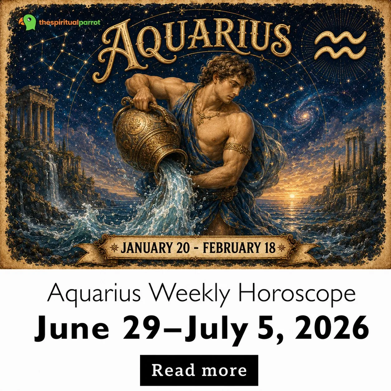 Aquarius Weekly Horoscope, June 29 – July 5, 2026: Health, Habits, and Daily Excellence