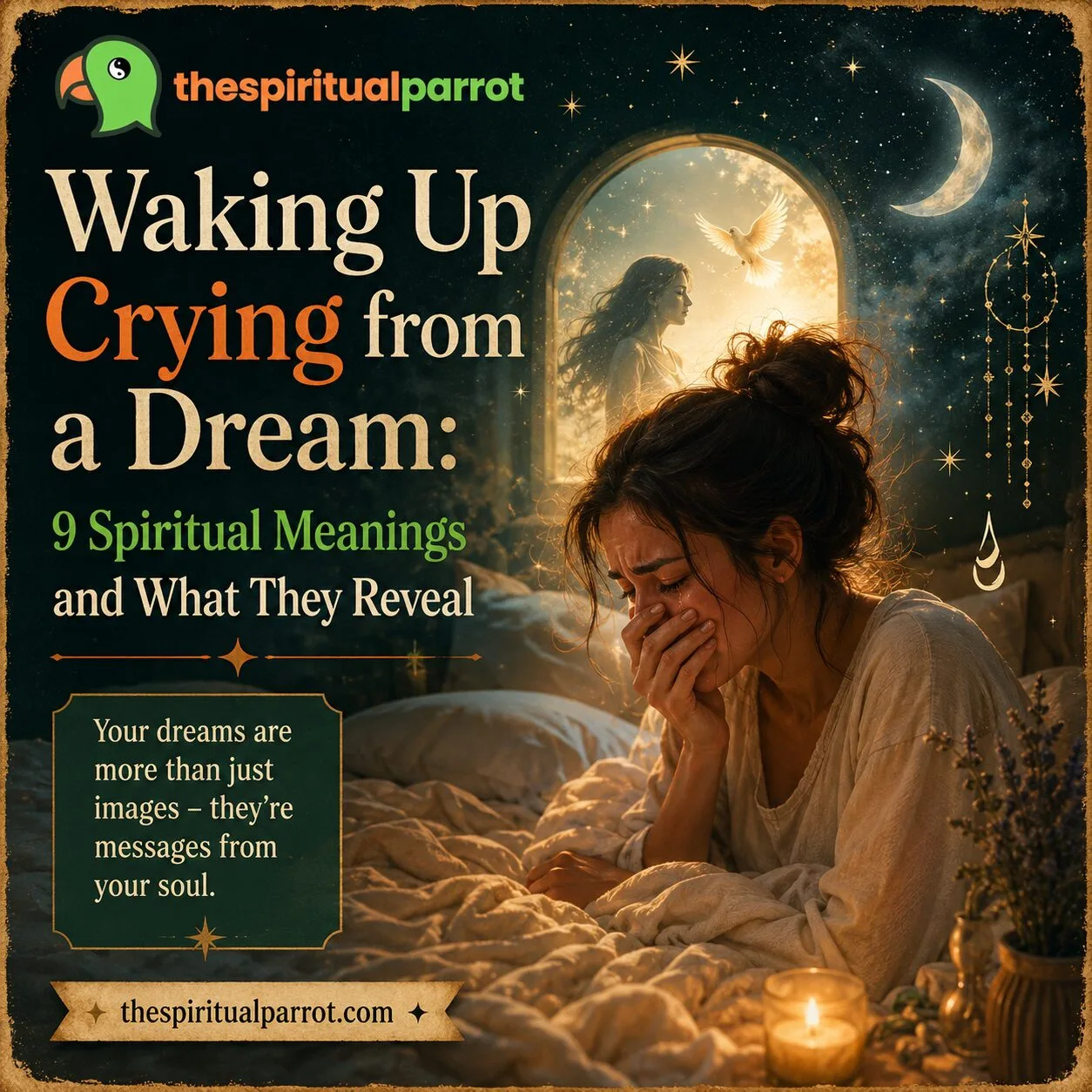 Waking Up Crying from a Dream: 9 Spiritual Meanings and What They Reveal
