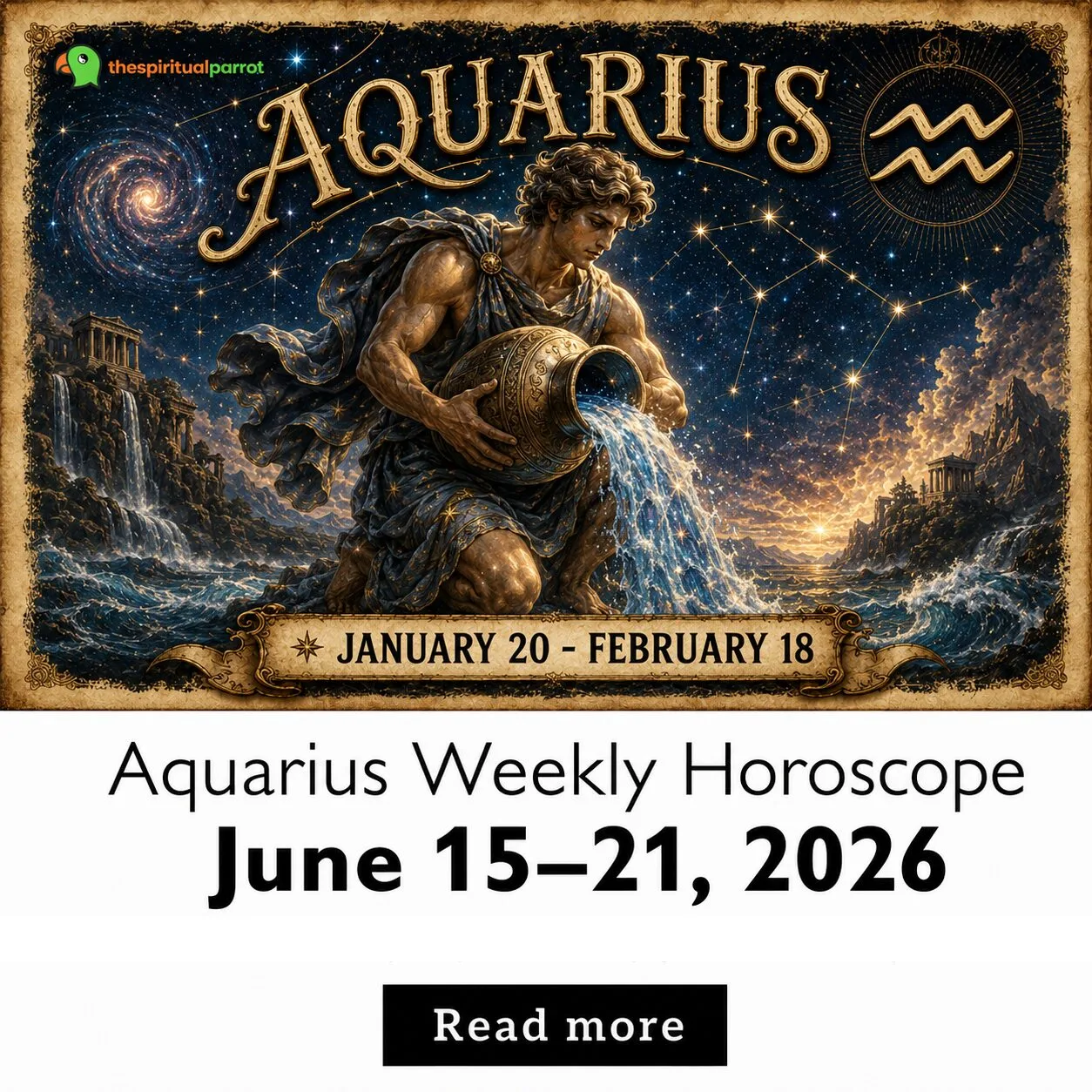 Aquarius Weekly Horoscope, June 15–21, 2026: Creativity, romance and genuine joy take centre stage