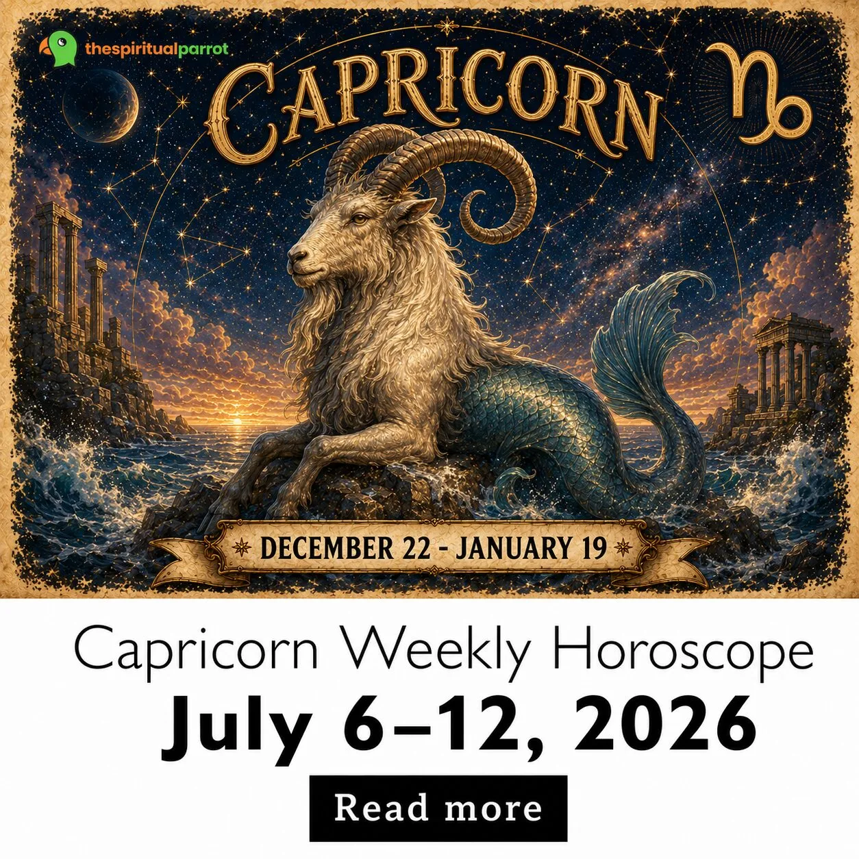 Capricorn Weekly Horoscope: July 6 to 12, 2026