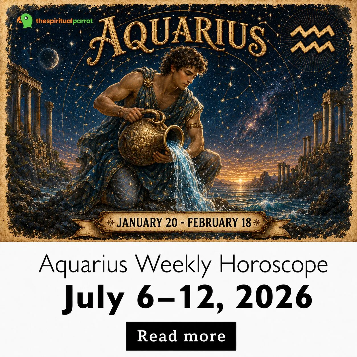 Aquarius Weekly Horoscope: July 6 to 12, 2026