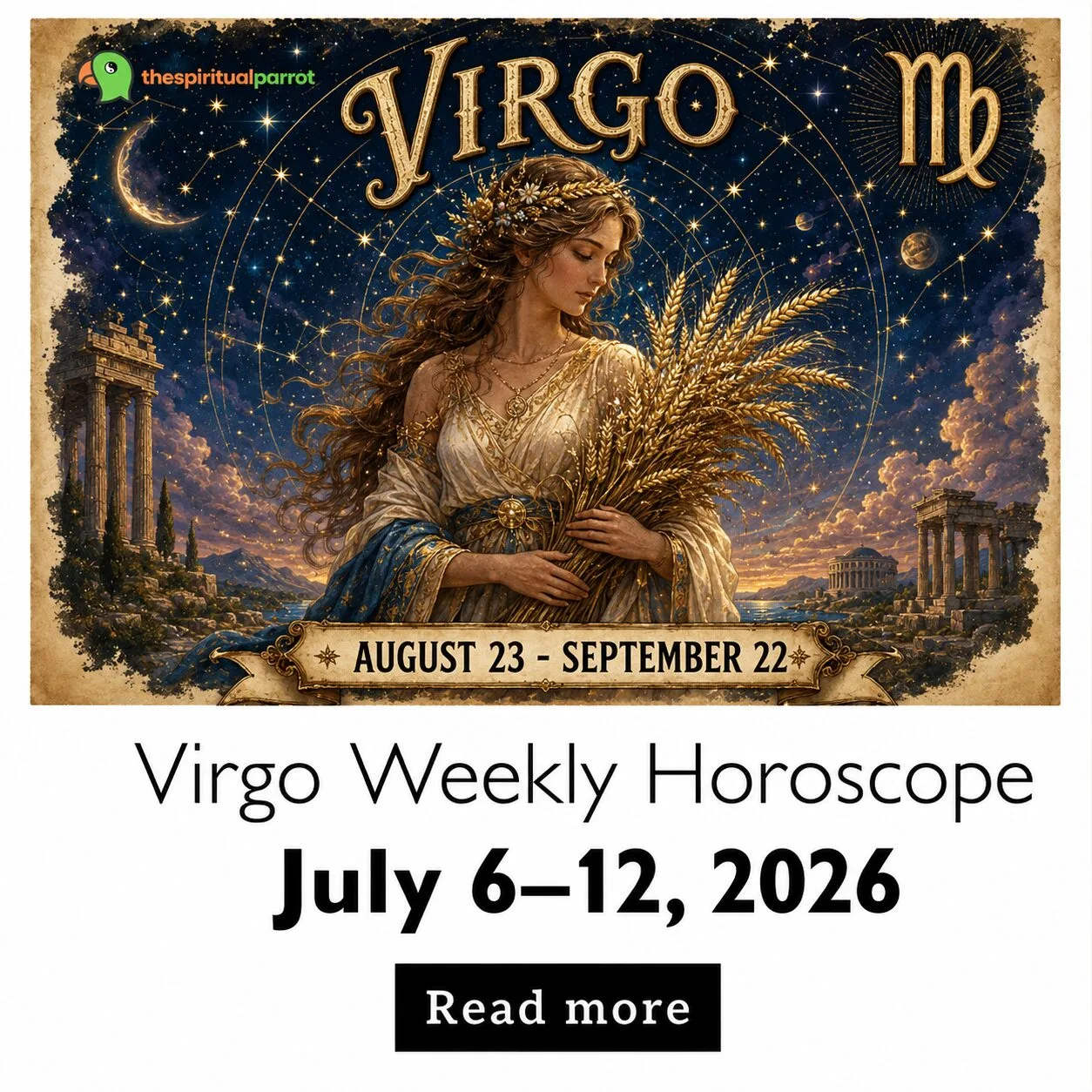 Virgo Weekly Horoscope: July 6 to 12, 2026