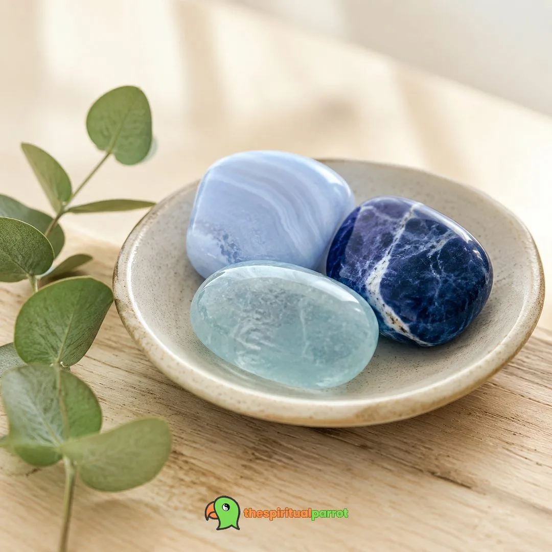 Healing Crystals for Thyroid Health: 7 Throat Chakra Stones