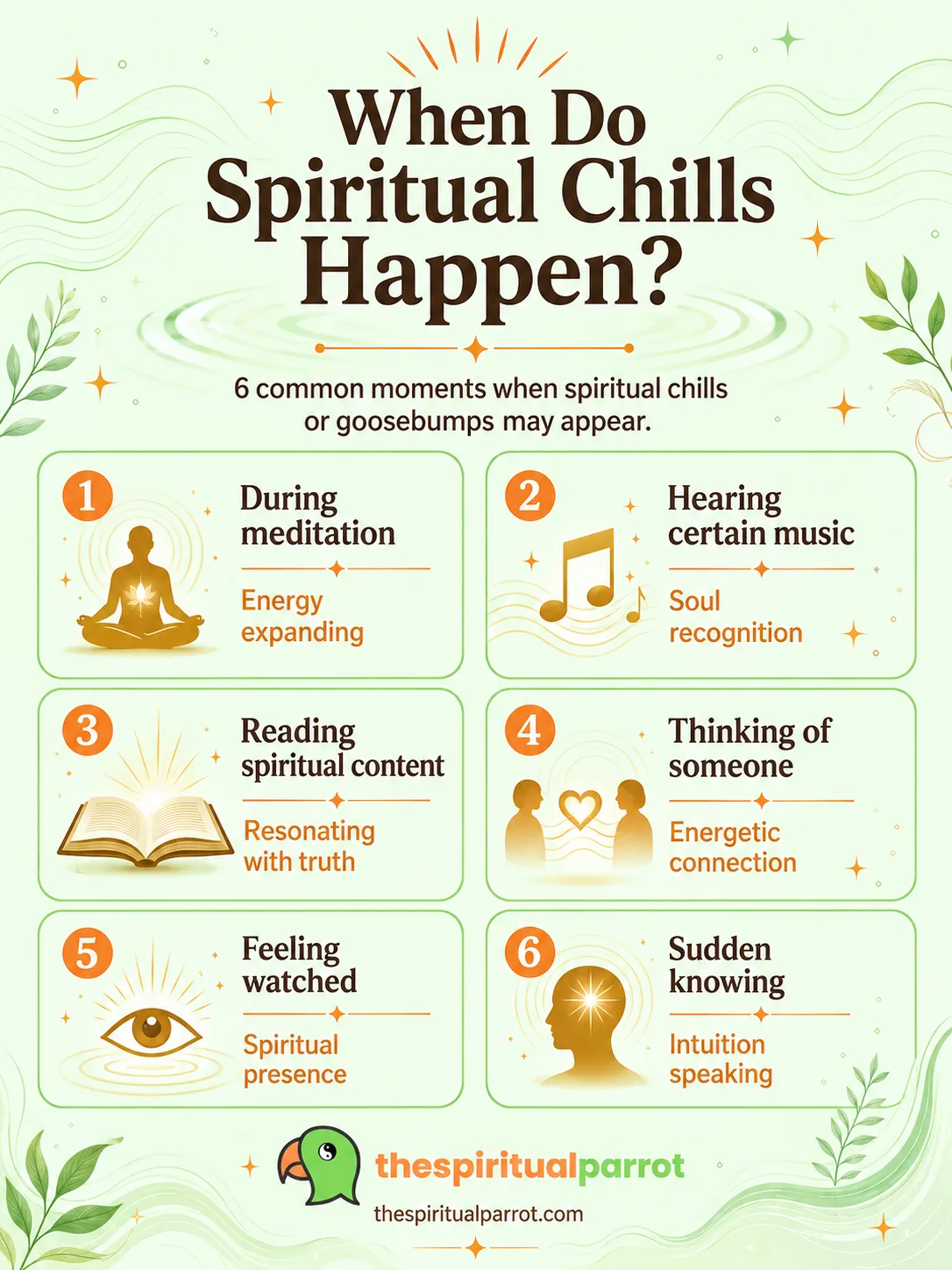 Spiritual Chills and Goosebumps for No Reason: What Your Body Is Really Telling You 4 When Do Spiritual Chills Happen